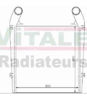 ECHANGEUR AIR INTERCOOLER RENAULT TRUCKS  RVI R330-340TI-357-365-380-420