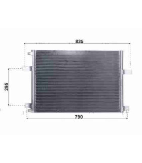 Radiateur eau pour TRACTEUR RENAULT AGRI 58.12 / 58.32 