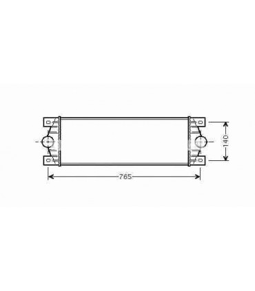 Radiateur moteur pour PEUGEOT 204