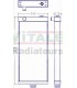 Radiatore ad acqua Komatsu WA500-6