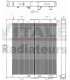  Radiateur moteur SCANIA Série P 95-04 