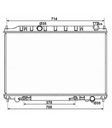  Radiateur moteur Citroën HY 