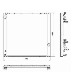  Radiateur EAU LAND ROVER RANGE ROVER 3