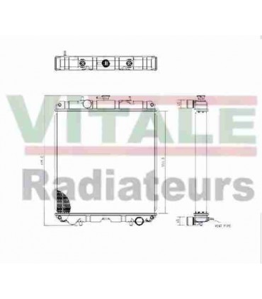 Radiatore ad acqua Yanmar 18