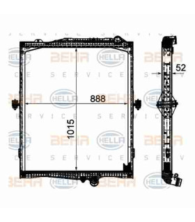  Radiateur moteur VOLVO Fh12 D12  