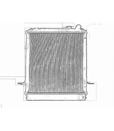 RADIATEUR EAU ISUZU NPR 85