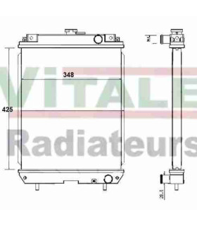 Radiatore ad acqua CASE CX 31 B
