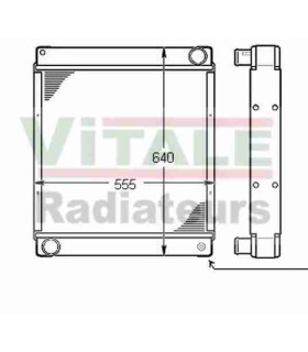 Radiatore acqua HYSTER 1388911