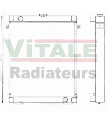 RADIATEUR EAU KOBELKO E210-E215-SK200