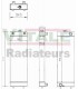 Radiatore ad acqua KOMATSU PC210-PC200-8-PC200LC-8-PC210-8K-PC210LC-8-PC210NLC-8K