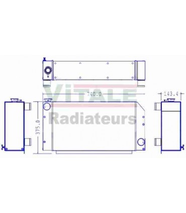 Radiatore ad acqua Takeuchi TB1140