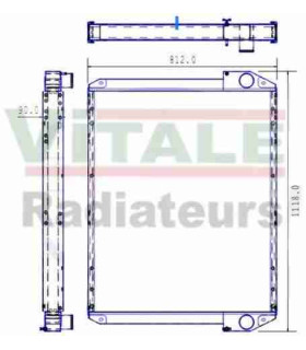 Radiatore dell'acqua HINO FS