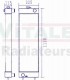 Radiatore ad acqua KOMATSU PC240