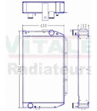 Radiatore ad acqua Timberjack 1110C