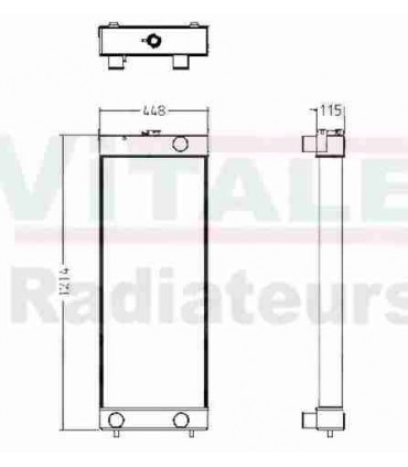  Radiateur moteur  VOLVO Fm 10