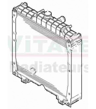 RADIATEUR EAU IVECO FPT F32