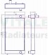 Radiatore ad acqua KOMATSU HM350-2-HM400-4