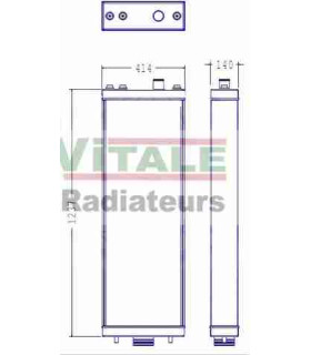  Radiateur moteur  VOLVO Fm 10