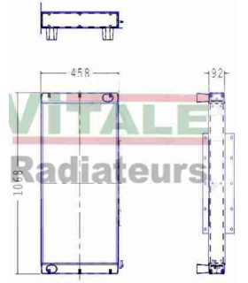  Radiateur eau pour VOLVO Fm 10
