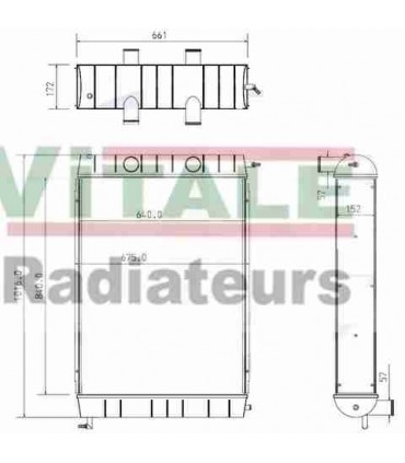 Radiatore acqua Volvo BM AE25D