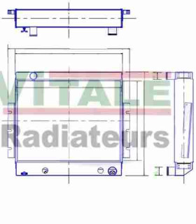 RADIATORE ACQUA PER CARRELLO ELEVATORE HYSTER