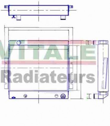 RADIATORE ACQUA PER CARRELLO ELEVATORE HYSTER