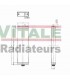 Radiatore ad acqua Komatsu D275-5