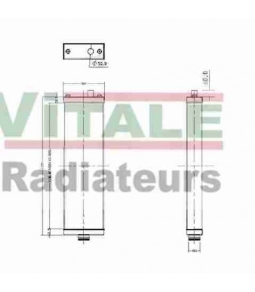 Radiatore ad acqua Komatsu D275-5