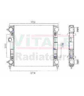 RADIATORE AD ACQUA PIAGGIO NQP