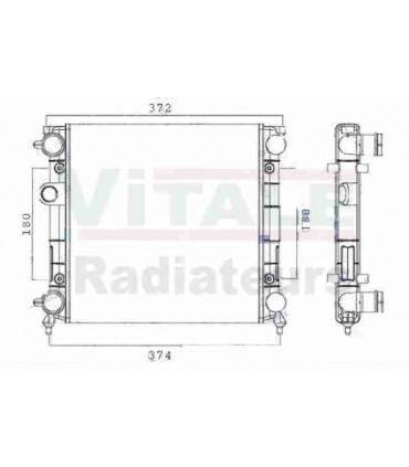 RADIATORE AD ACQUA PIAGGIO NQP
