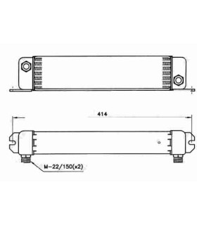 Radiateur moteur Tracteur RENAULT AGRI 58.12 / 58.32 