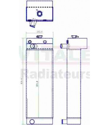MANITOU WATER RADIATOR 634-735-845LSU