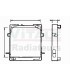 Radiatore acqua per camion Renault JP11-13-14- GB131-151