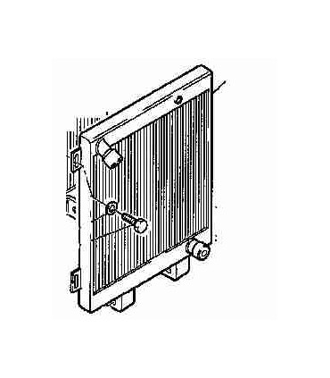 Radiatore olio Komatsu WB97