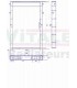 Radiatore ad acqua KOMATSU PC400-PC4000-6 -PC5500-6