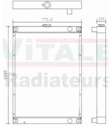 Radiatore ad acqua CATERPILLAR 325C