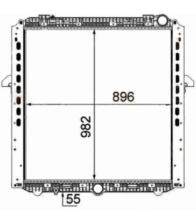  Radiateur moteur MERCEDES Actros