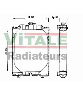  Radiateur moteur  VOLVO Fm 10