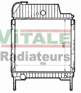 RADIATEUR TRACTEUR MASSEY FERGUSON SERIE 3050-3060-3065-6110-6120-6130