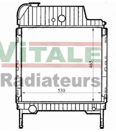 Radiateur moteur Tracteur RENAULT AGRI 58.12 / 58.32 