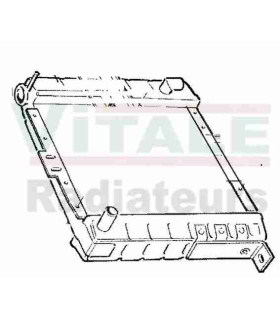 RADIATORE ACQUA PER CATERPILLAR TH62 VERSIONE 2