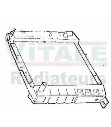 RADIATORE ACQUA PER CATERPILLAR TH62 VERSIONE 2