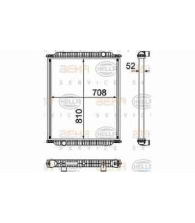 Radiateur moteur MAN BUS