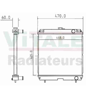  Radiateur moteur SCANIA Série P 95-04 