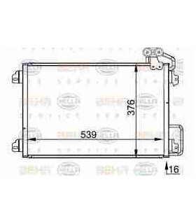 Radiateur condenseur RENAULT SCENIC 99-2001