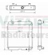 RADIATORE DELL'ACQUA PER ISEKI TM 3265