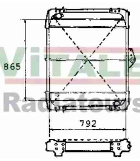 RADIATEUR EAU RENAULT RVI CBH 280-CLM 280