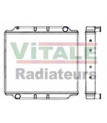RADIATORE D'ACQUA PER ROBOT JCB 160