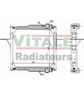  Radiateur moteur Citroën HY 
