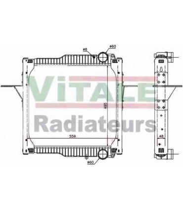  Radiateur moteur Citroën HY 